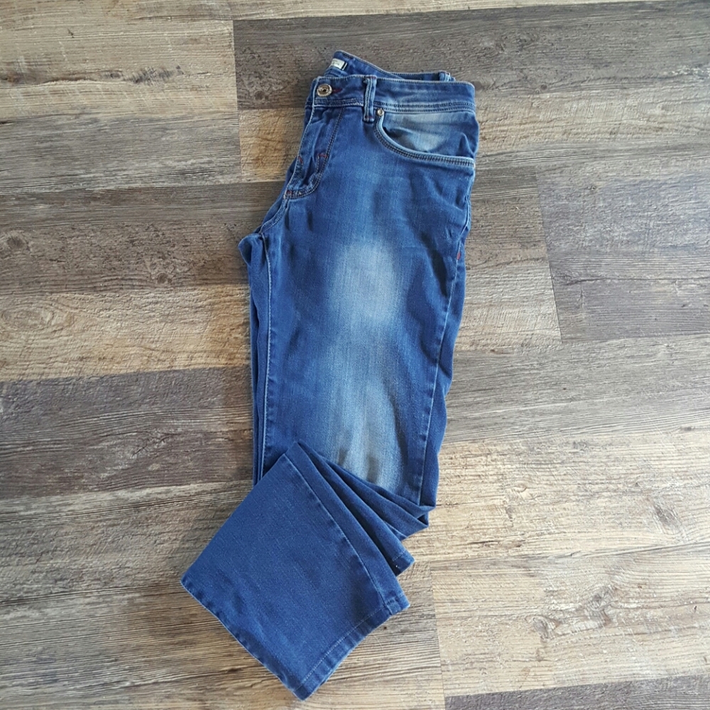 Pascucci soft blue denim jeans genuine crafted men size 31 W made in Italy